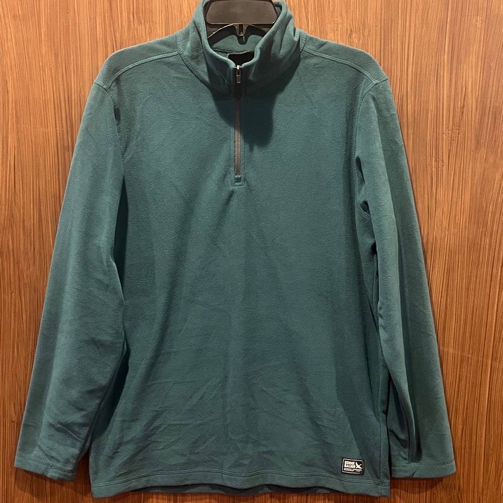 Eddie Bauer Long Sleeve Fleece Pullover Quarter Zip